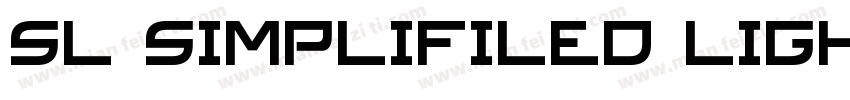 SL Simplifiled light字体转换